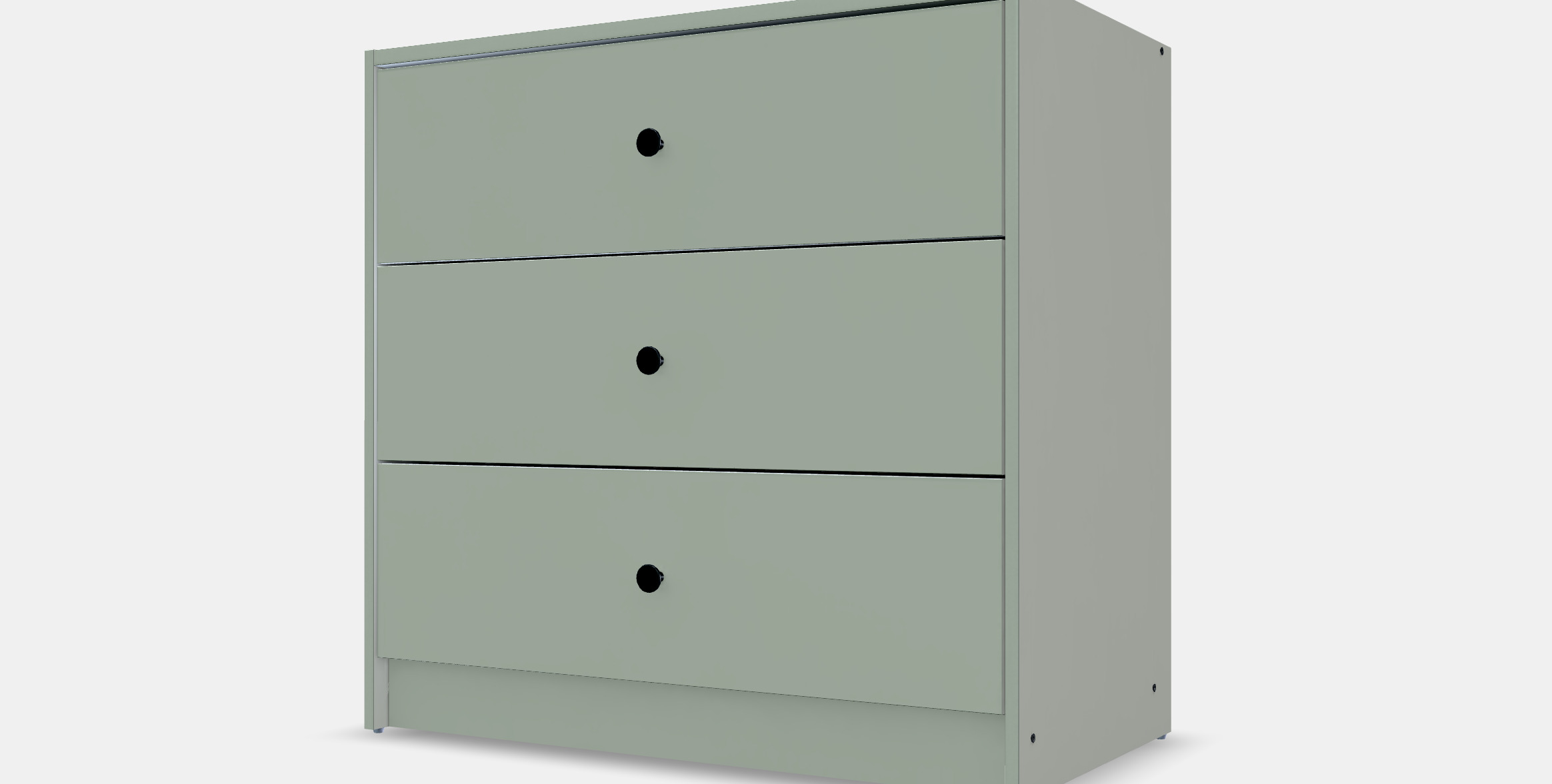 GURSKEN Chest of 3 drawers 3D model_12