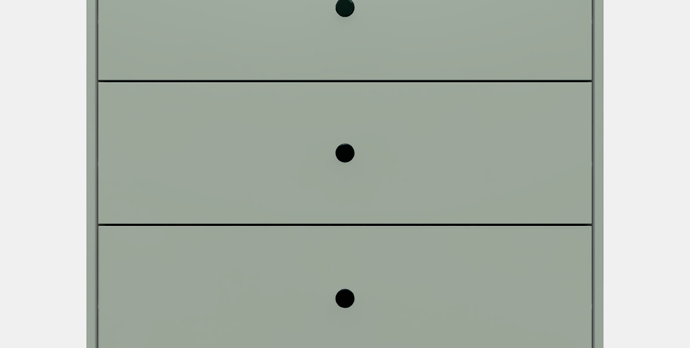 GURSKEN Chest of 3 drawers 3D model_10