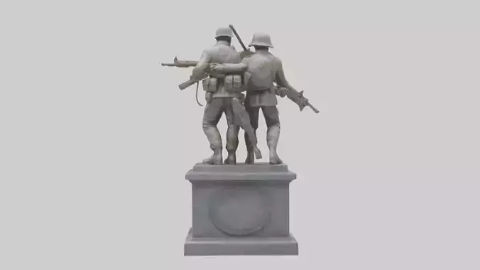 Brothers in Arms statue model