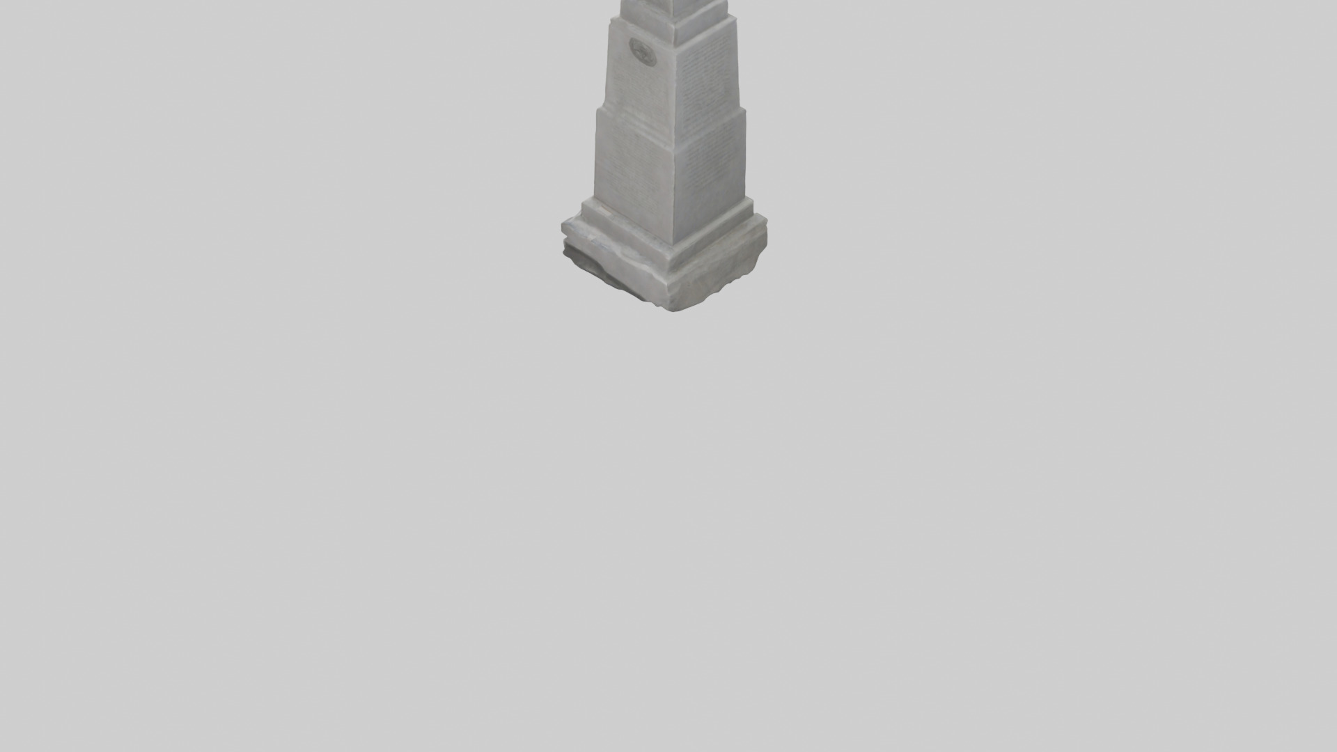 Brotherhood in Arms monument model Low-poly 3D model_3