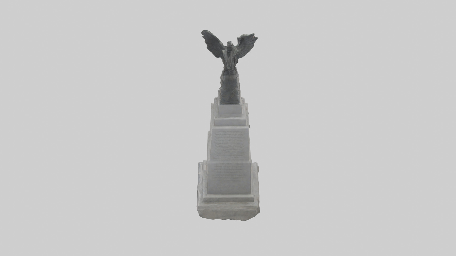 Brotherhood in Arms monument model Low-poly 3D model_15