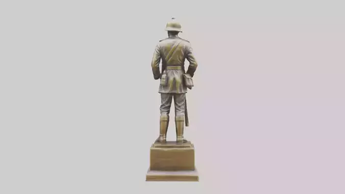 Bronze Soldier Statue model
