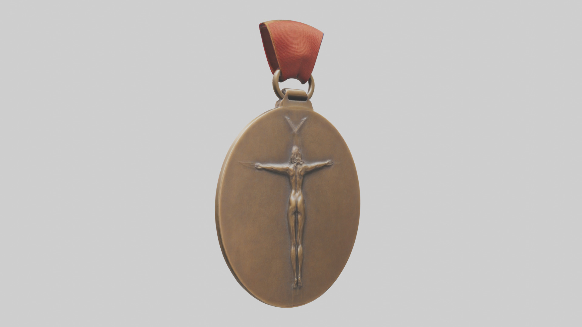 Bronze Medal for Courage model 3D model_1