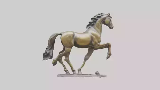 Bronze Horse statue model