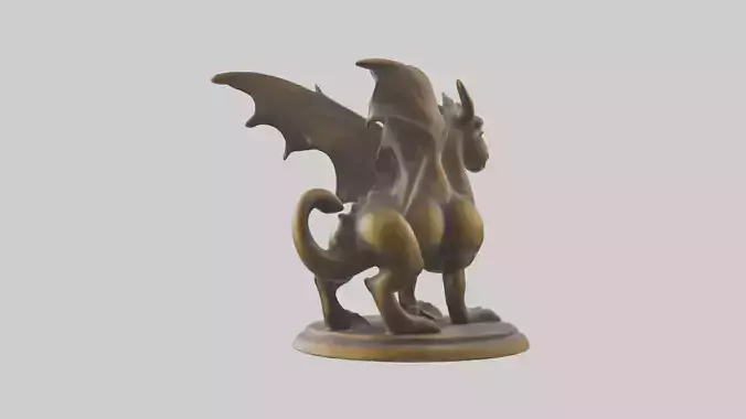 Bronze figurine model