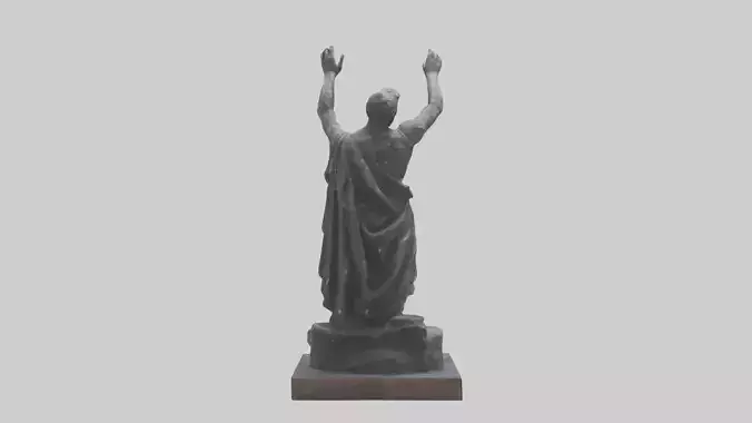 Breaking Through Darkness statue model 3D model Breaking Through Darkness statue model 3D model
