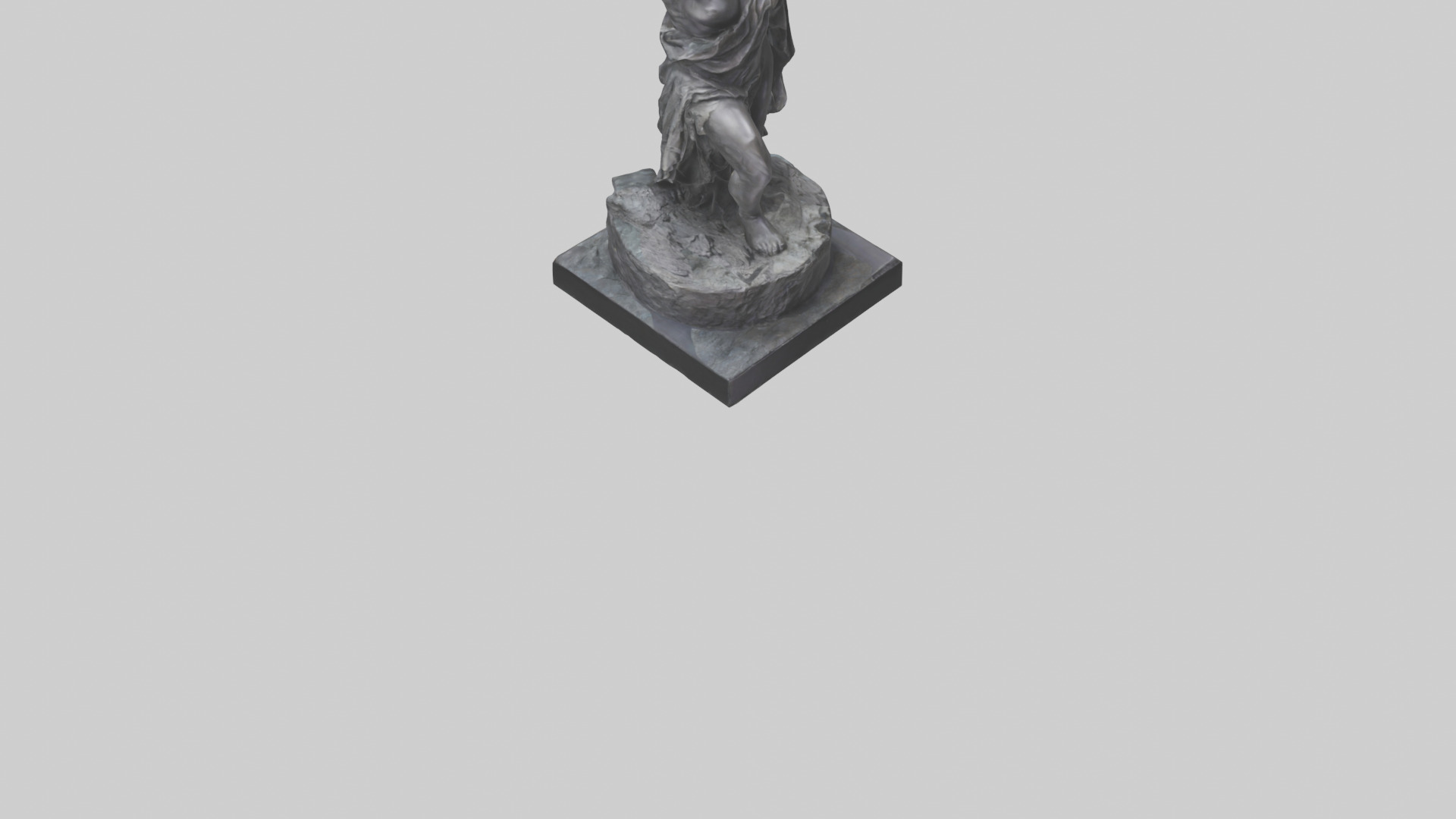 Breaking Through Darkness statue model 3D model_6