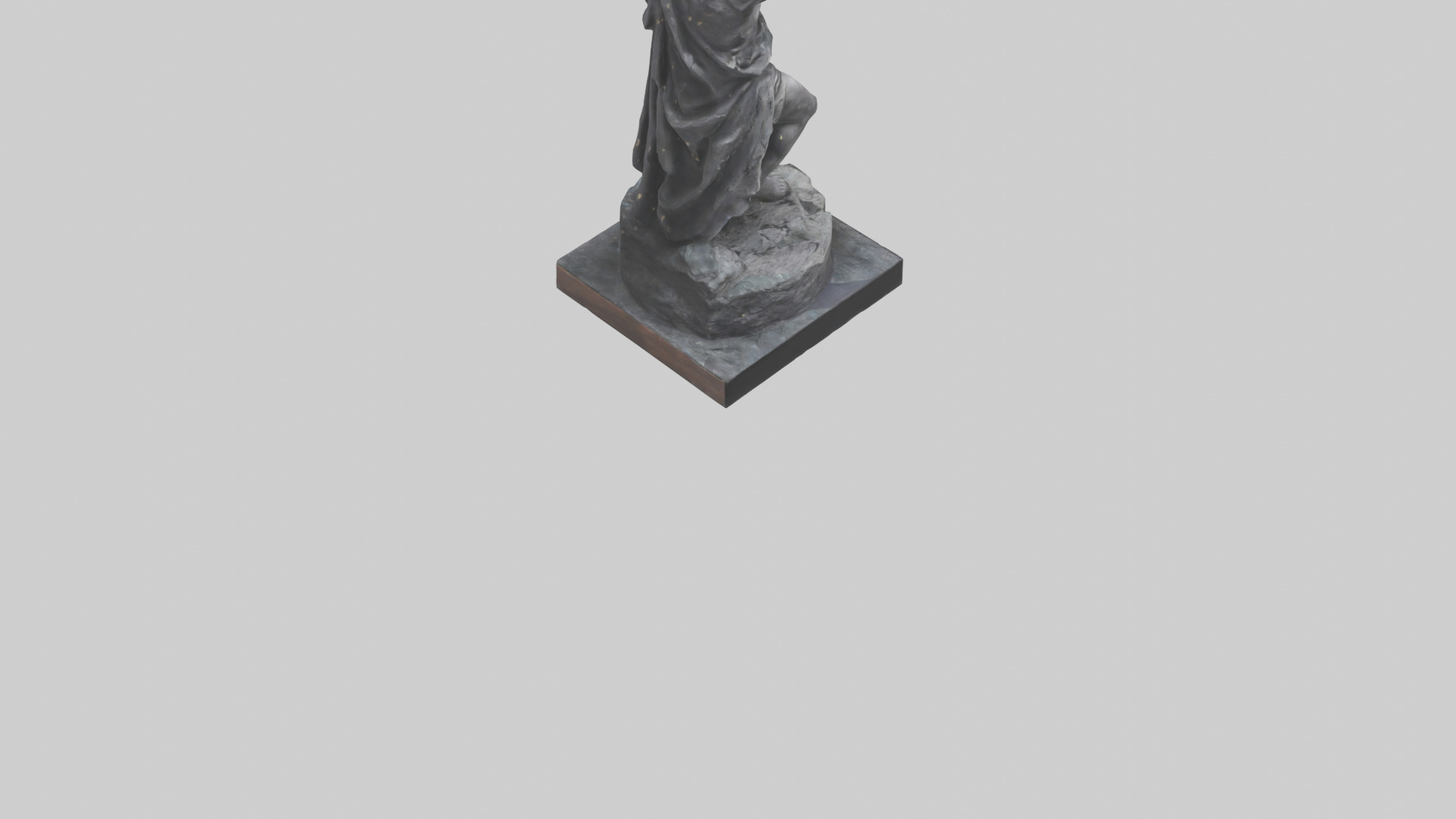 Breaking Through Darkness statue model 3D model_4