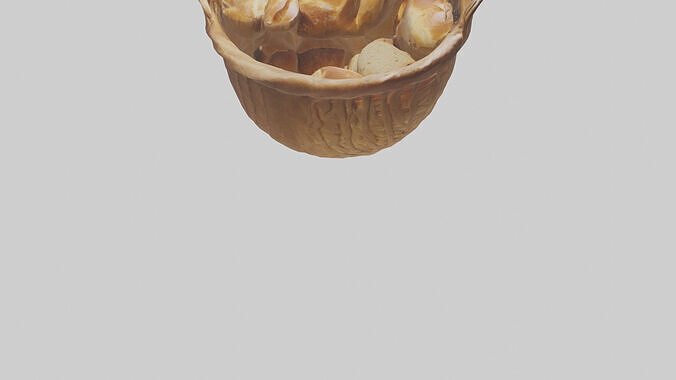 Bread Basket model 3D model 7
