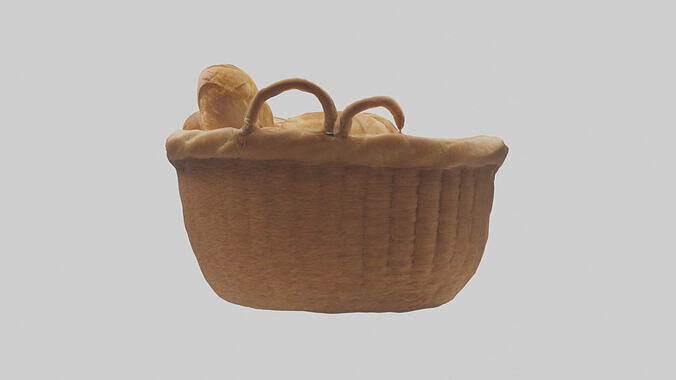 Bread Basket model 3D model 3
