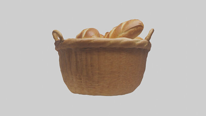Bread Basket model 3D model 2