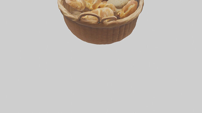 Bread Basket model 3D model 5