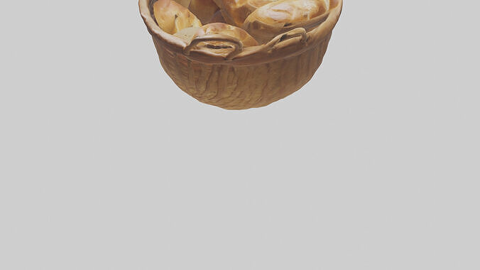 Bread Basket model 3D model 6