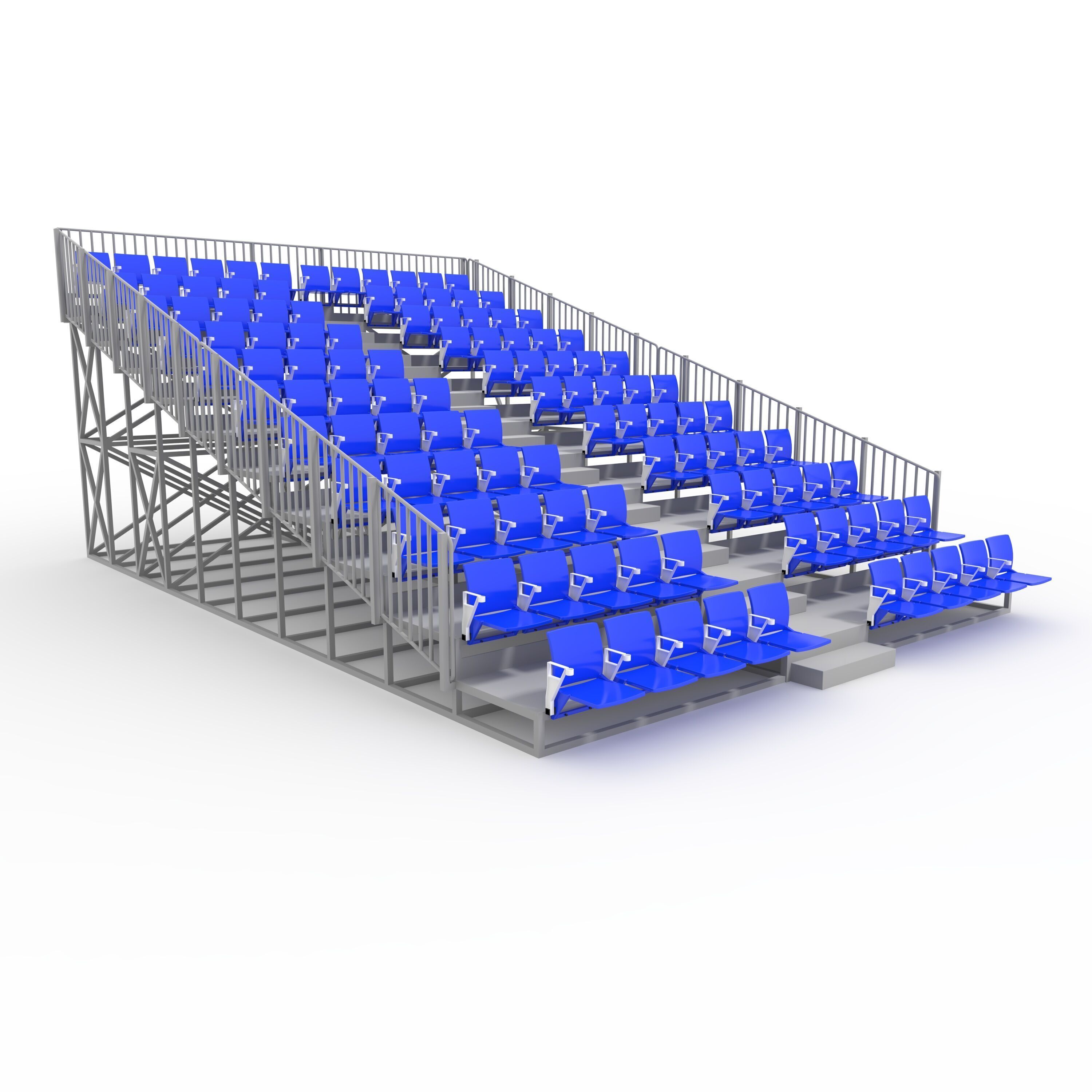 Bleachers 38 3D model_8
