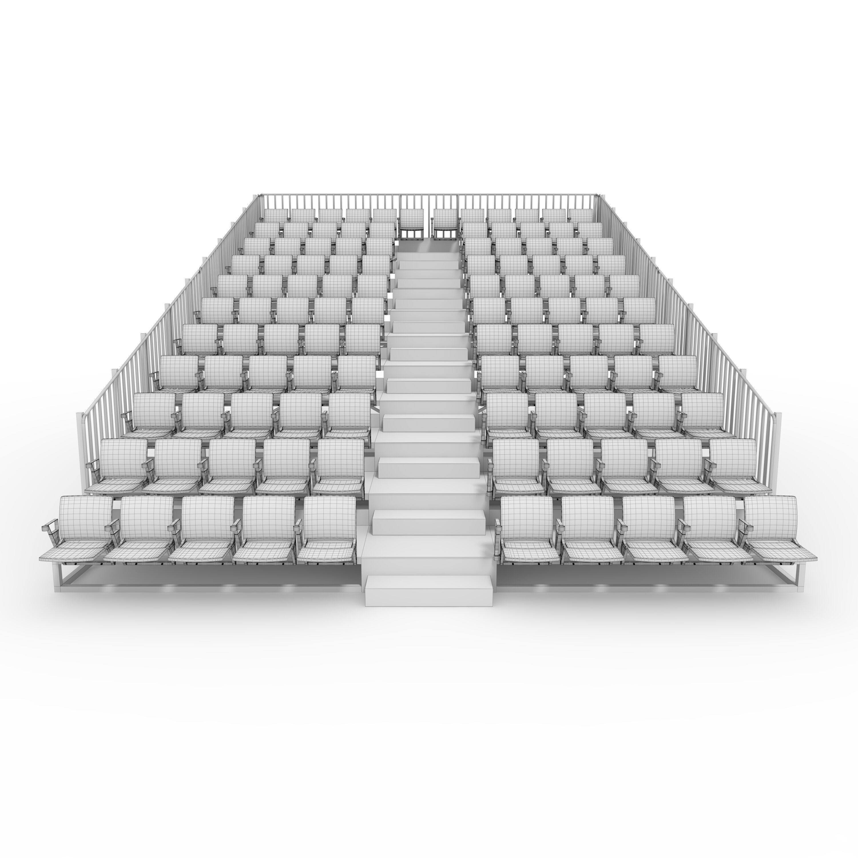 Bleachers 38 3D model_11