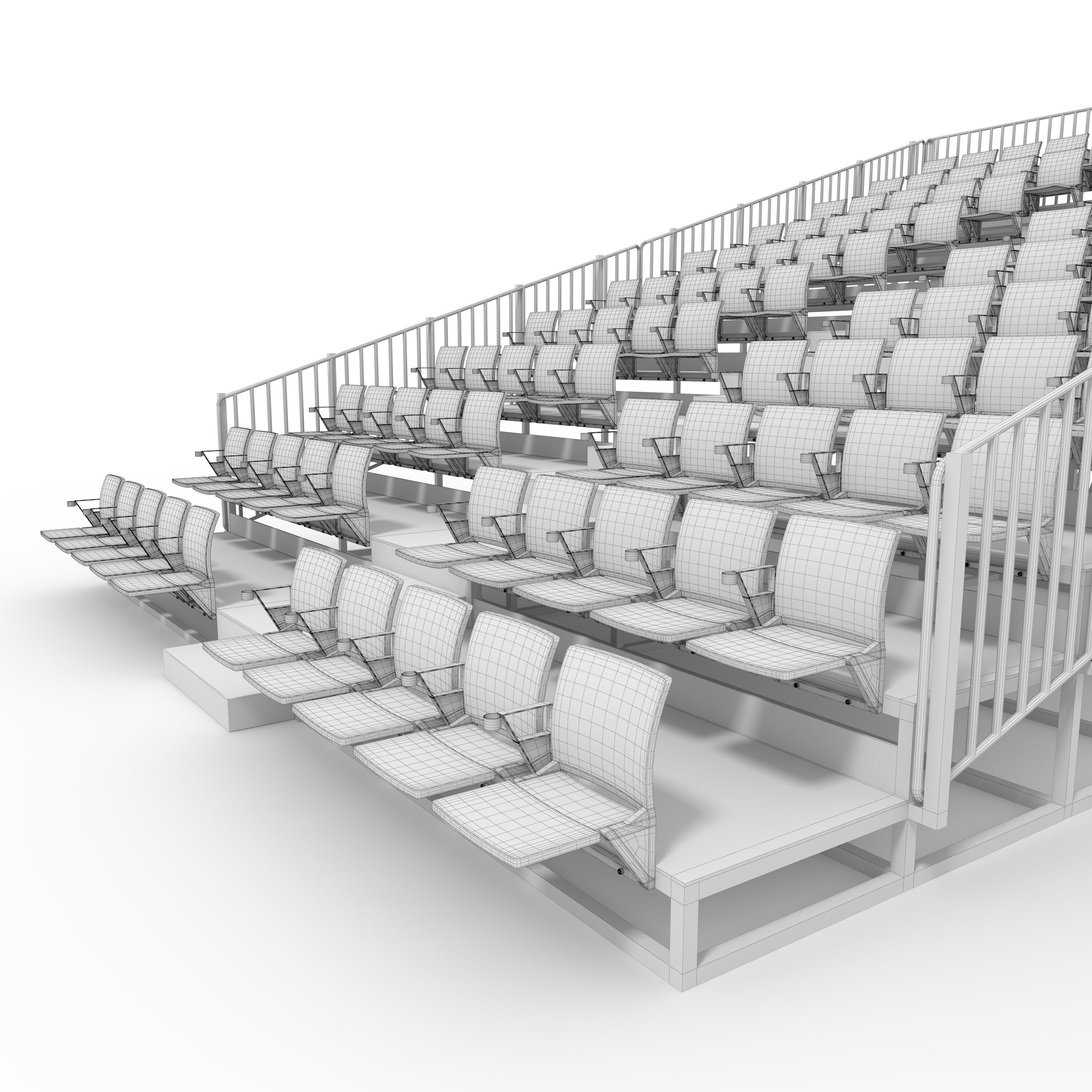 Bleachers 38 3D model_21