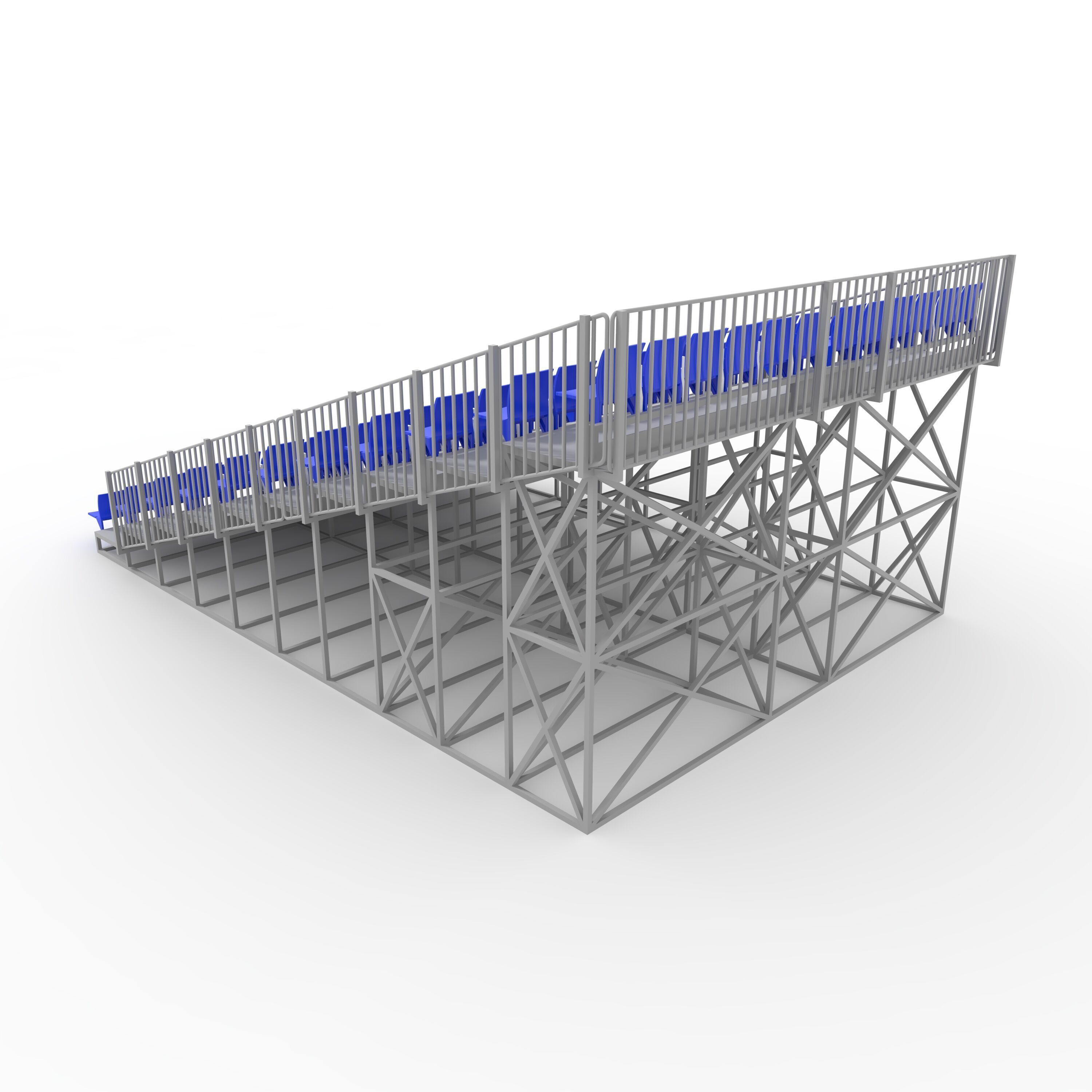 Bleachers 38 3D model_6
