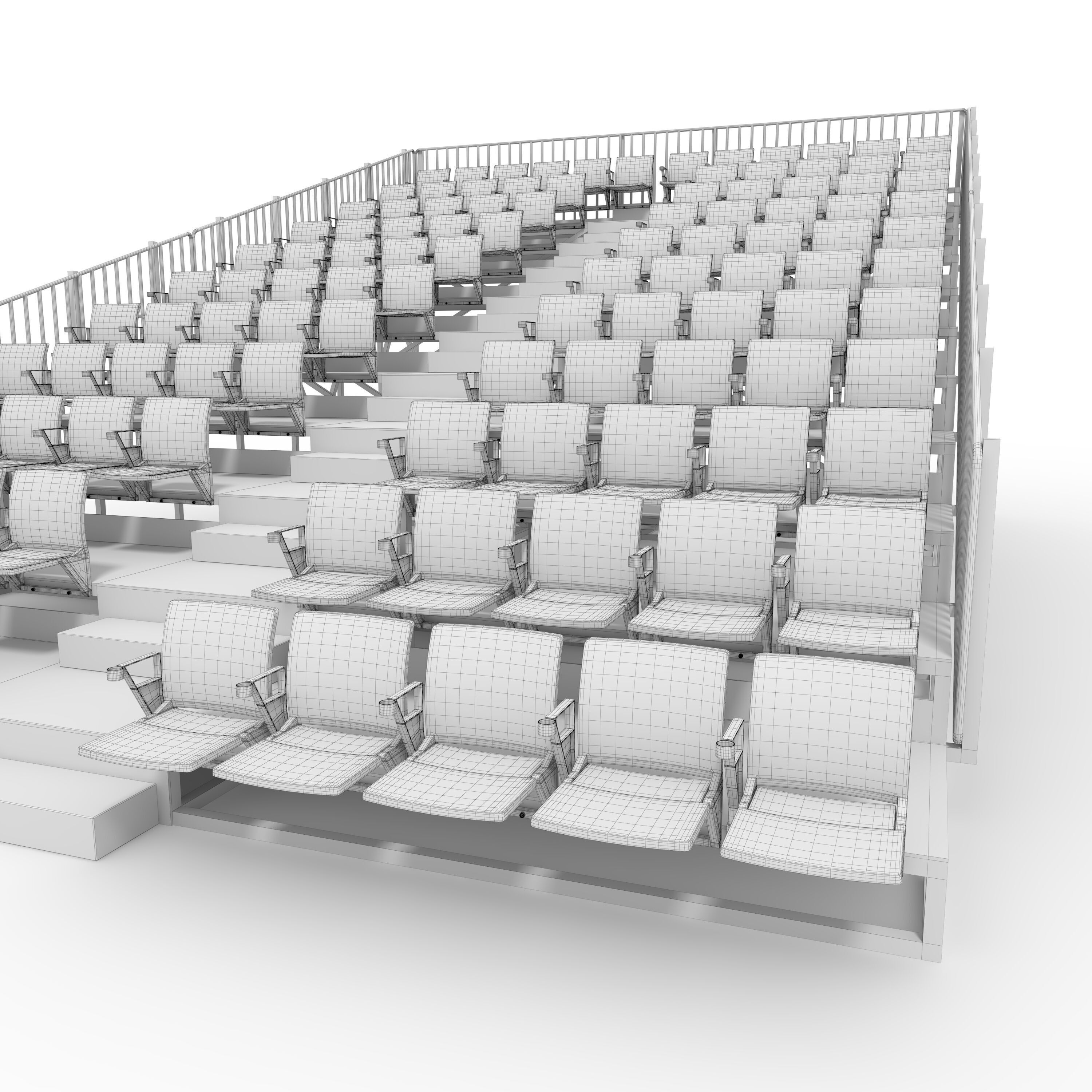 Bleachers 38 3D model_23
