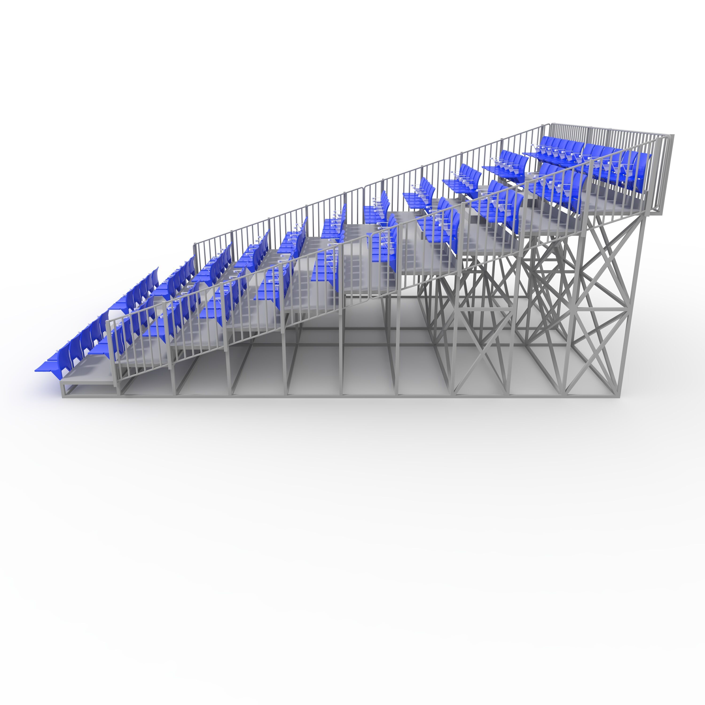 Bleachers 38 3D model_4