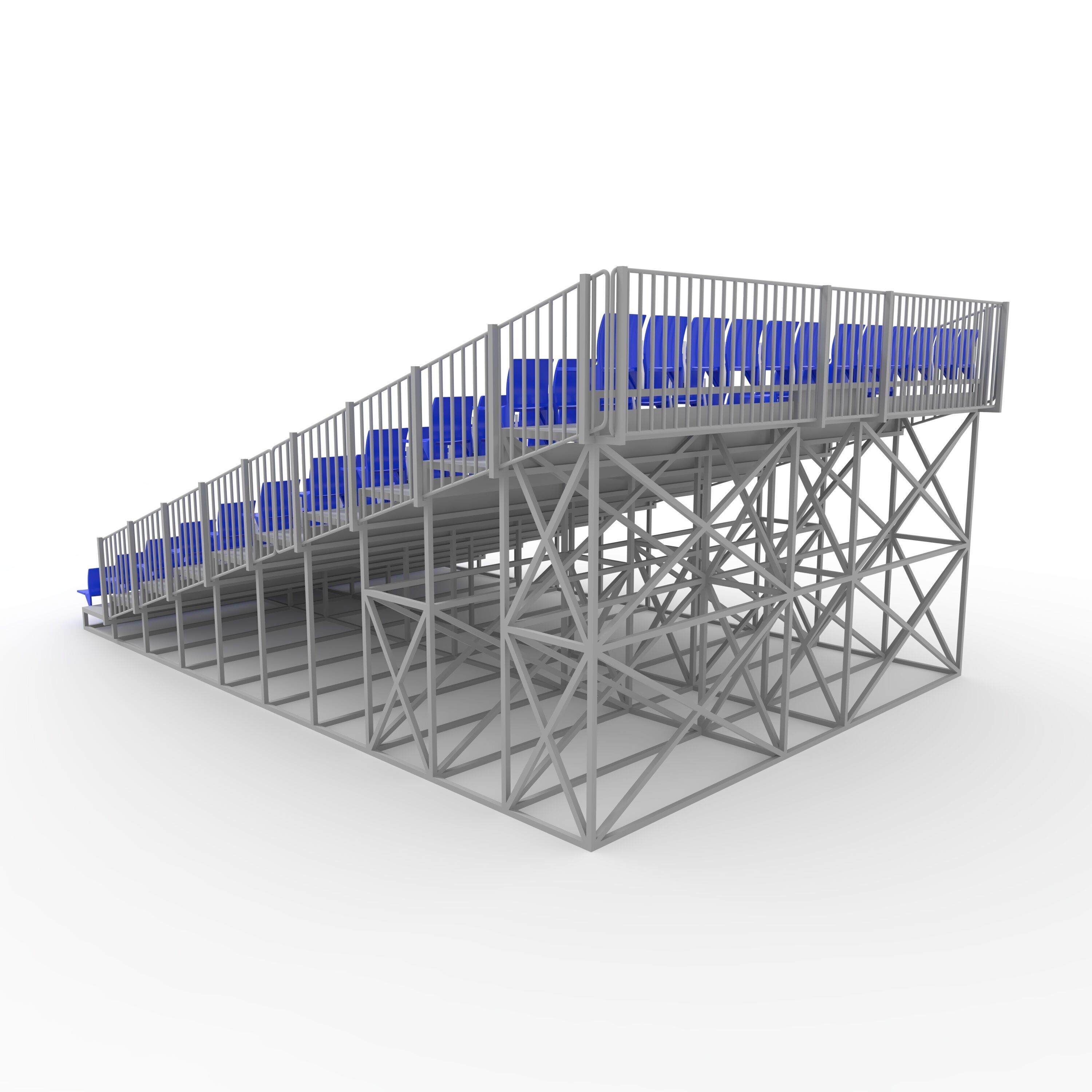 Bleachers 38 3D model_14