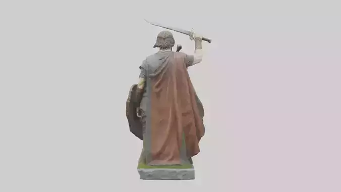 Braveheart Warrior Statue model 3D model