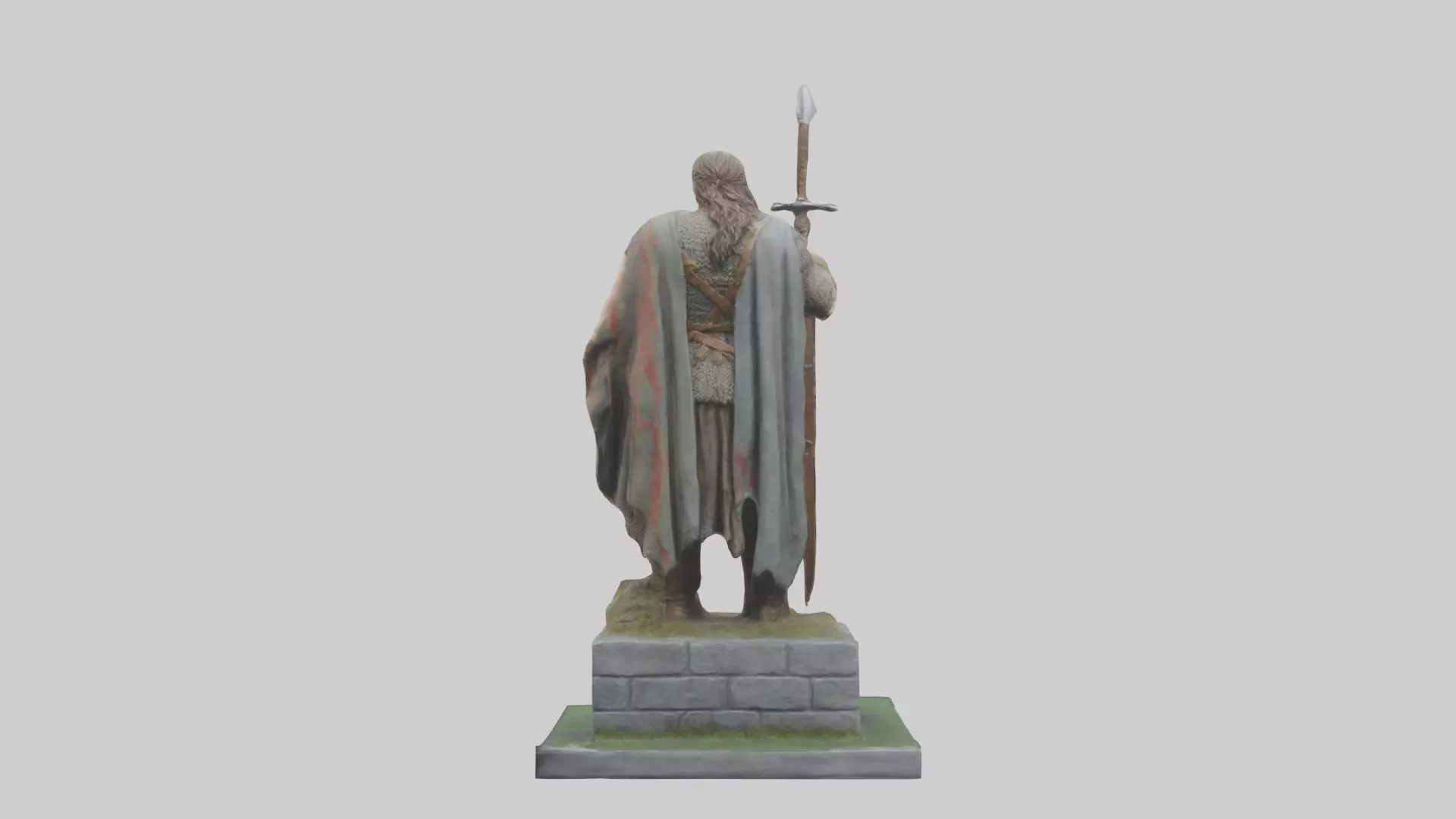Braveheart Statue model 3D model_0