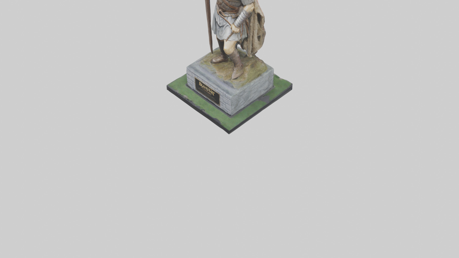 Braveheart Statue model 3D model_5