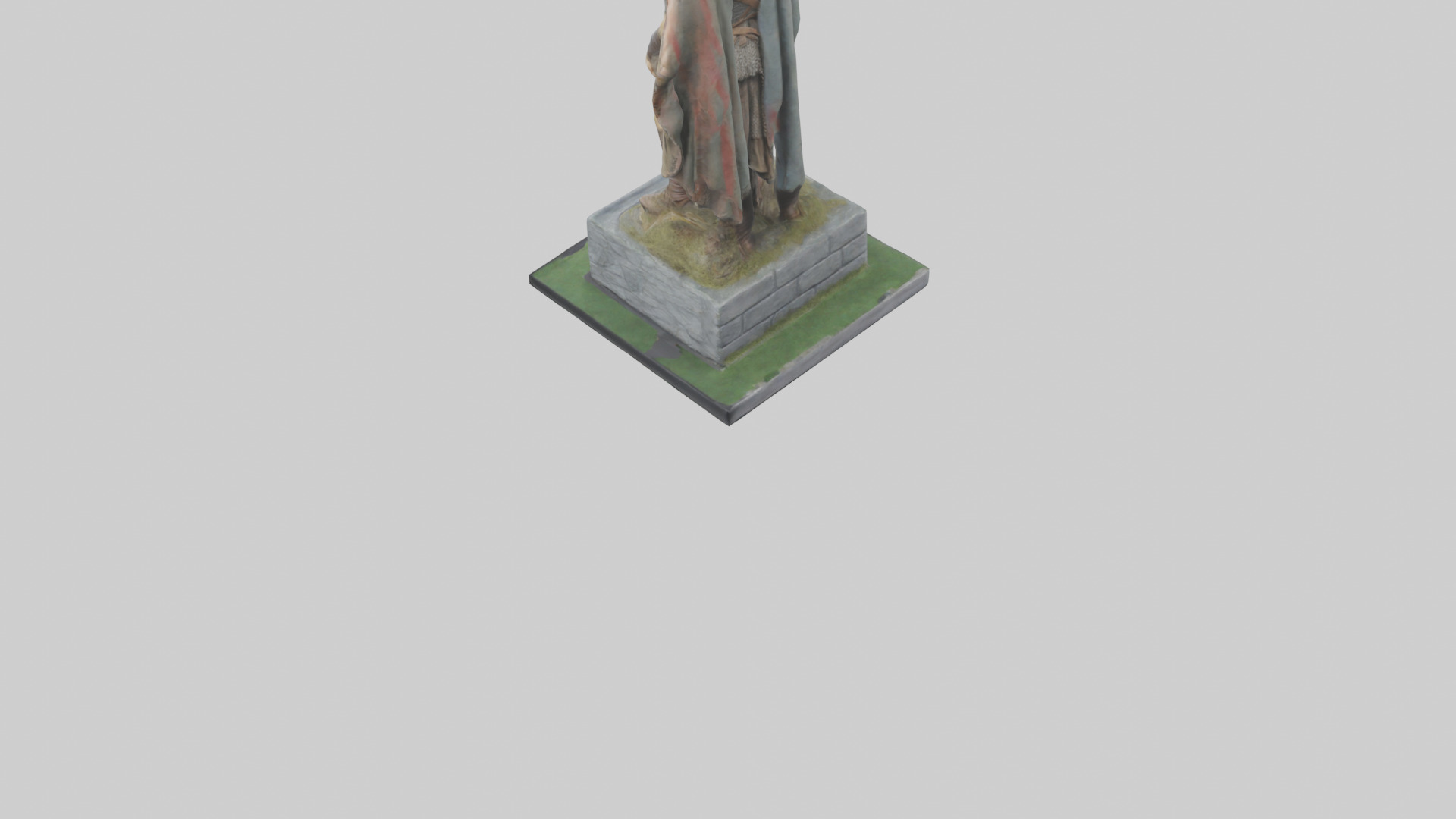 Braveheart Statue model 3D model_3
