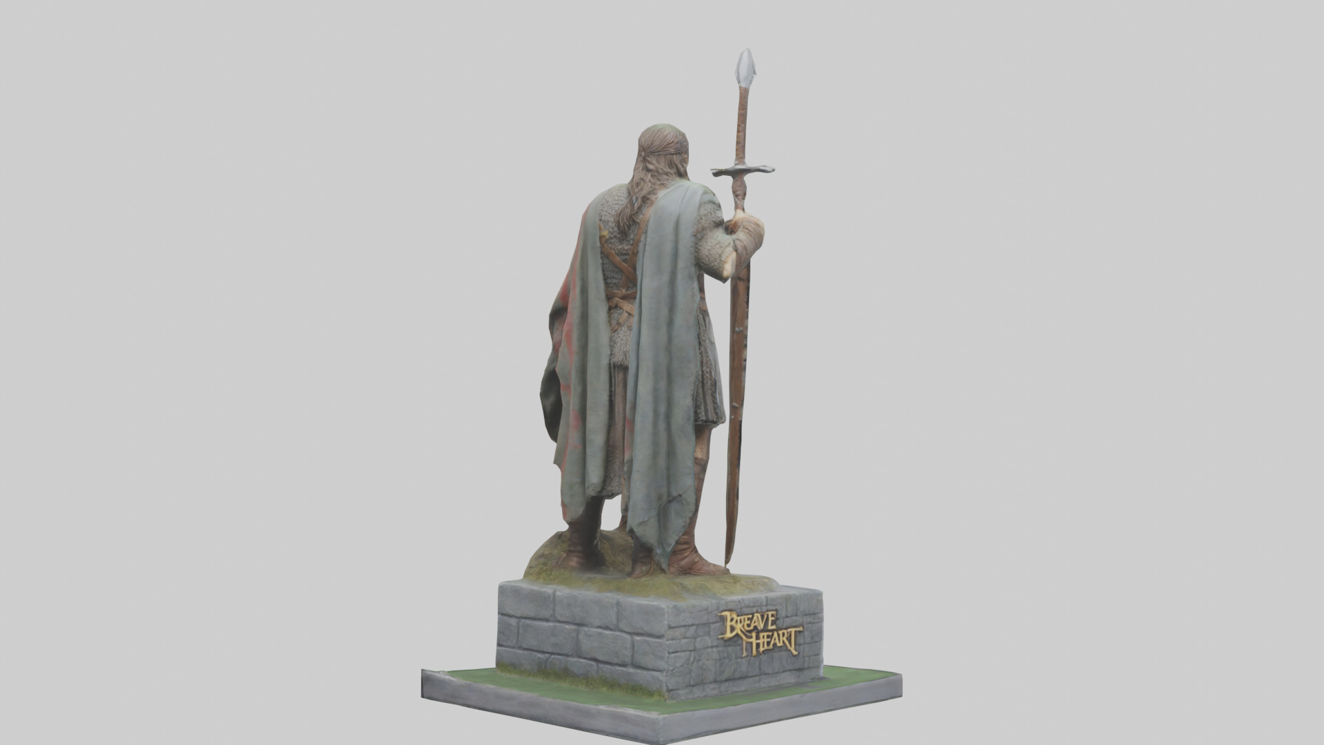 Braveheart Statue model 3D model_2