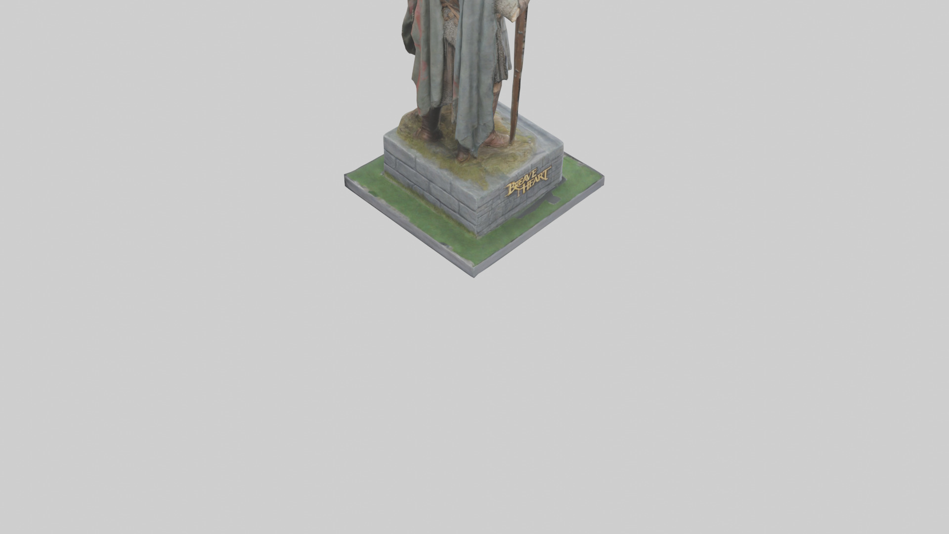Braveheart Statue model 3D model_4