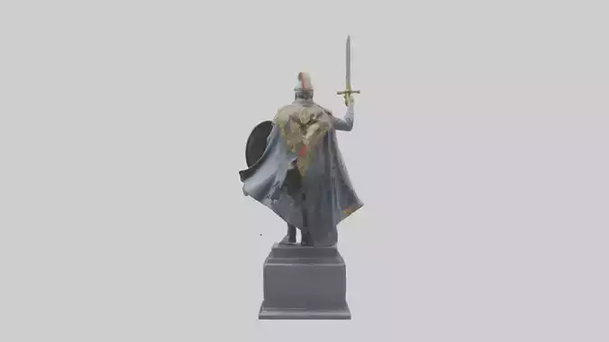 Brave General Statue model