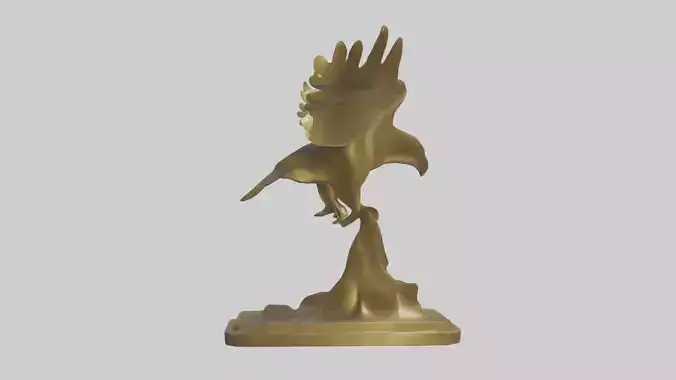 Brass sculpture model