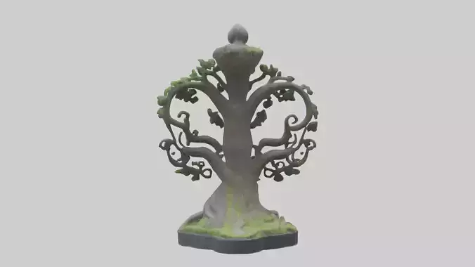 Branching Pathway statue model