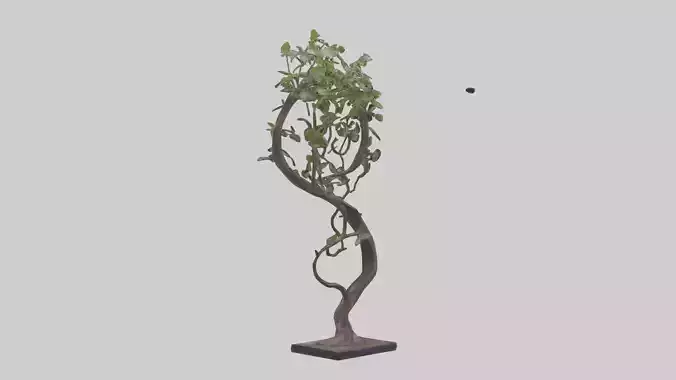 Branch and Vine Spiral Sculpture model