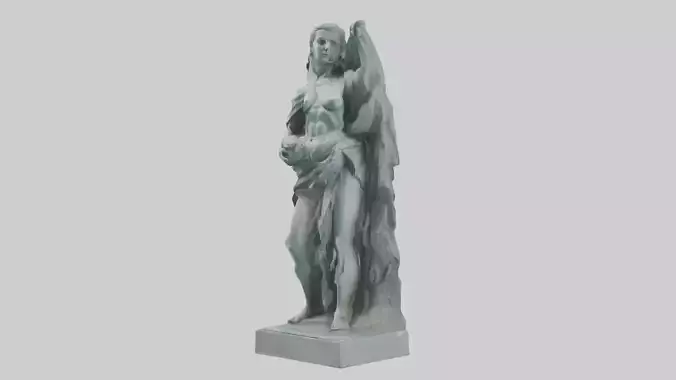 Bragi Statue Model