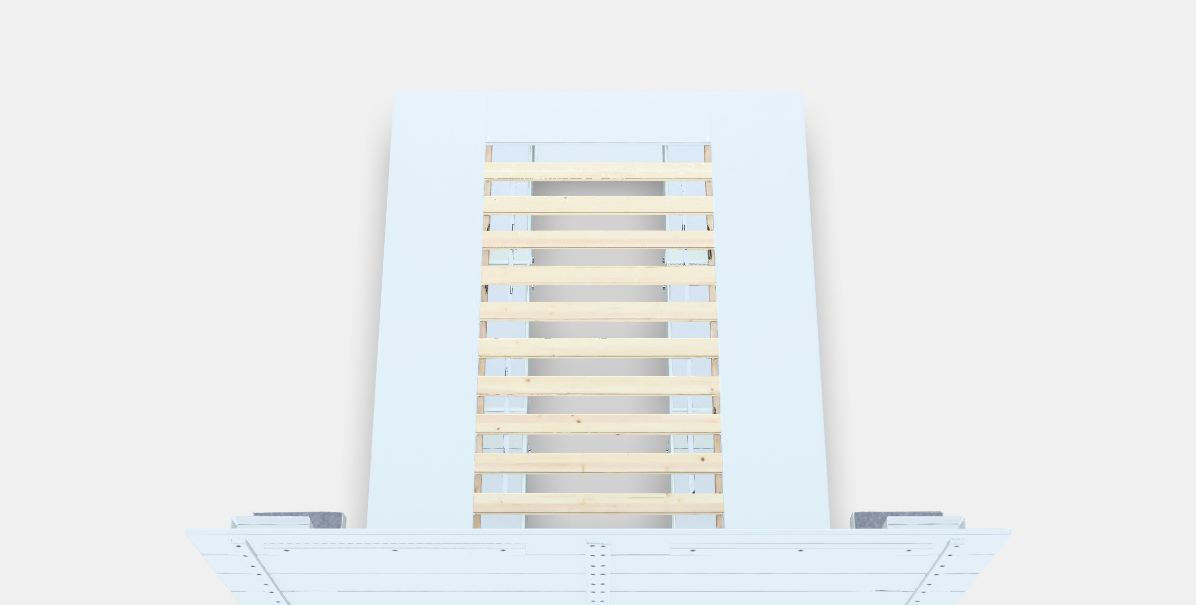NORDLI Bed frame w storage and headboard 1 Low-poly 3D model_4