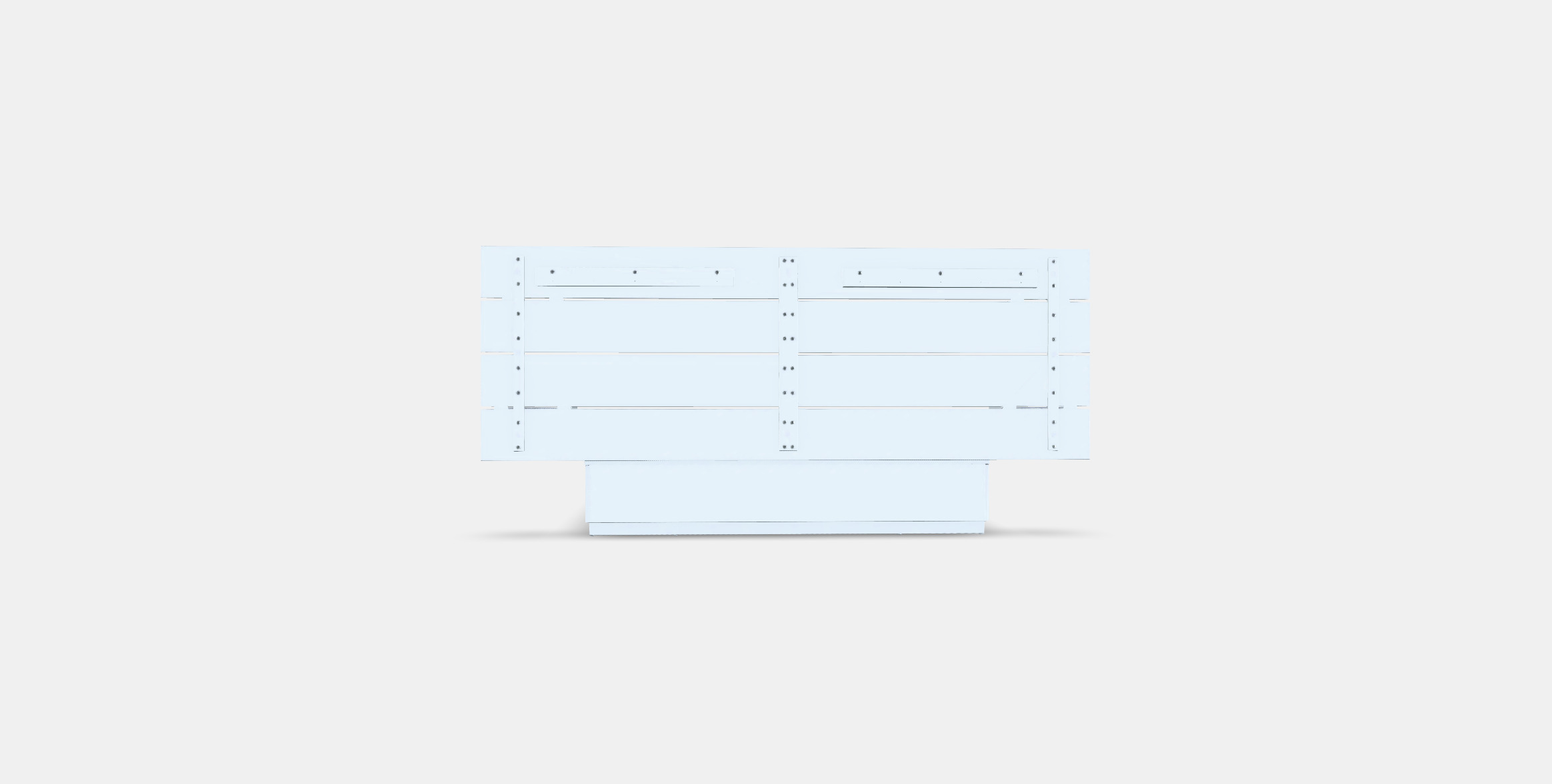NORDLI Bed frame w storage and headboard 1 Low-poly 3D model_14