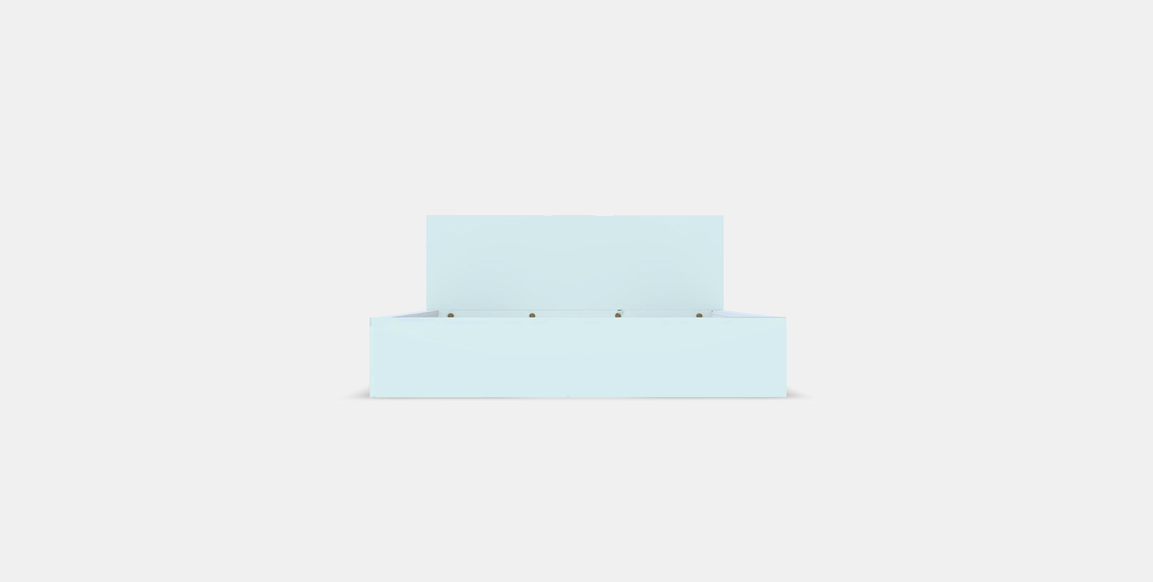 MALM Bed frame high w 4 storage boxes 13 1 Low-poly 3D model_10