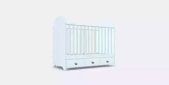 GONATT Cot with drawer 1