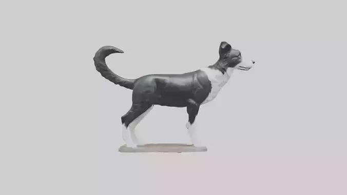 Border Collie statue model