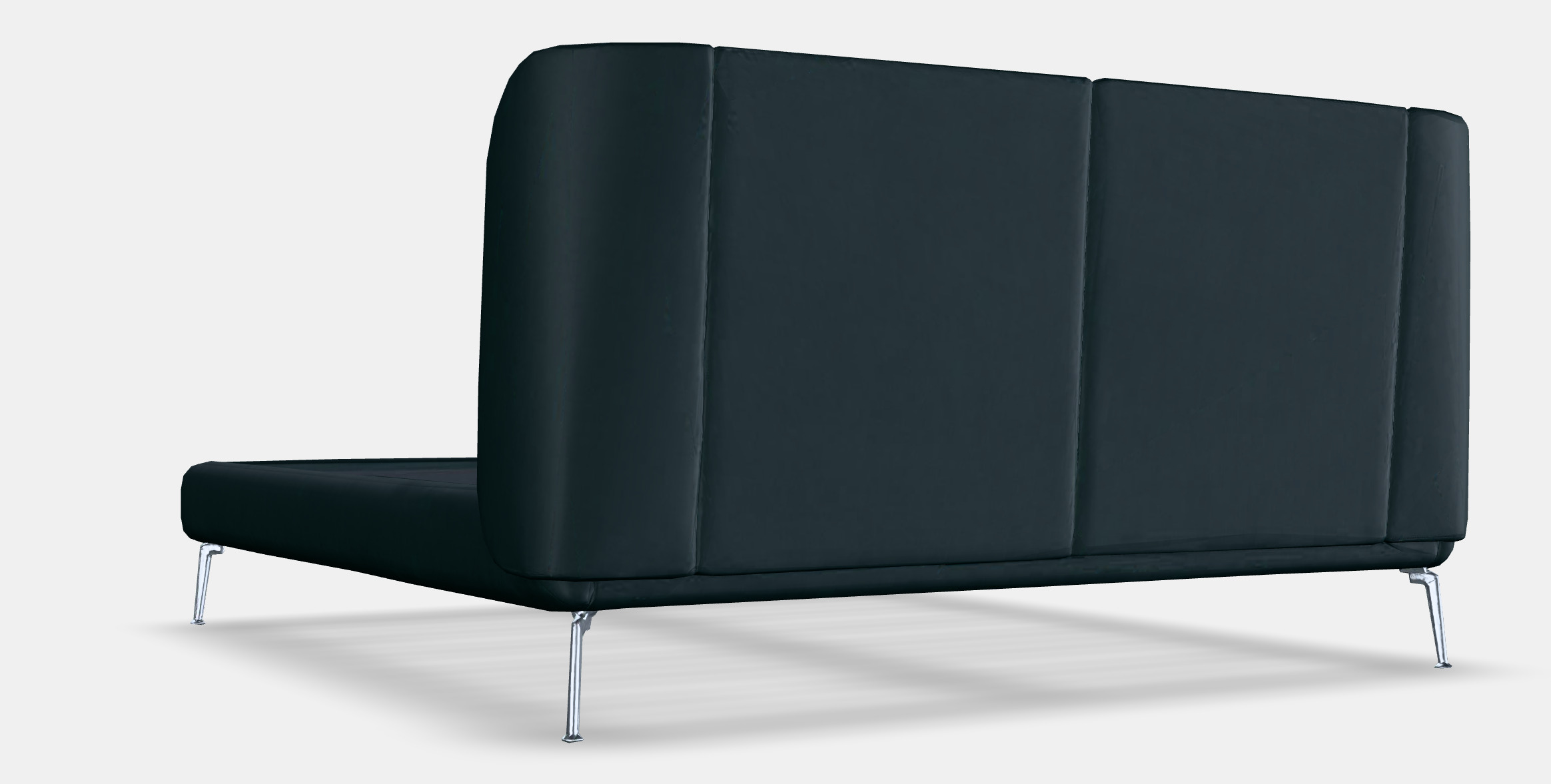 TUFJORD Upholstered bed frame Low-poly 3D model_3