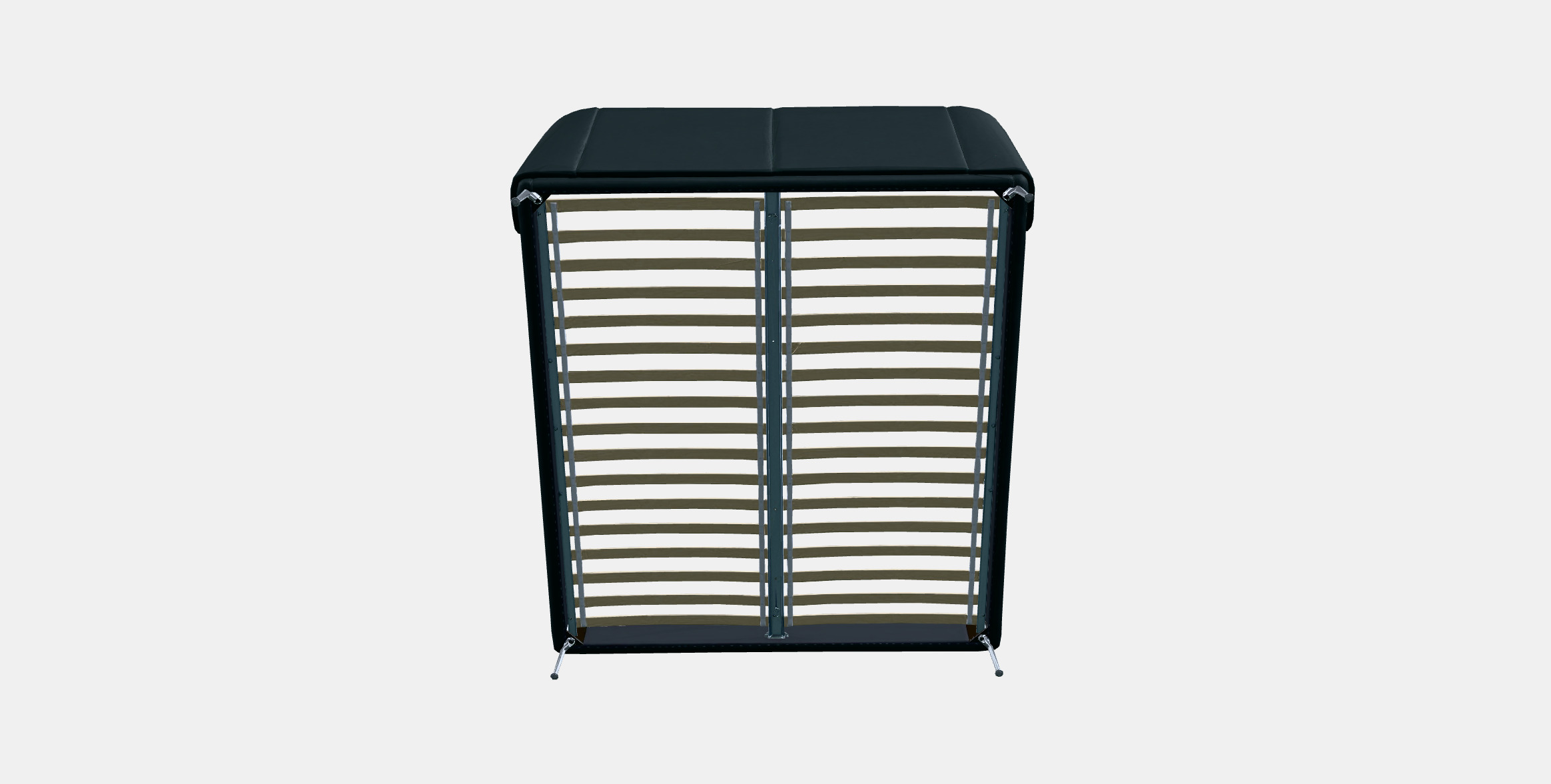 TUFJORD Upholstered bed frame Low-poly 3D model_6