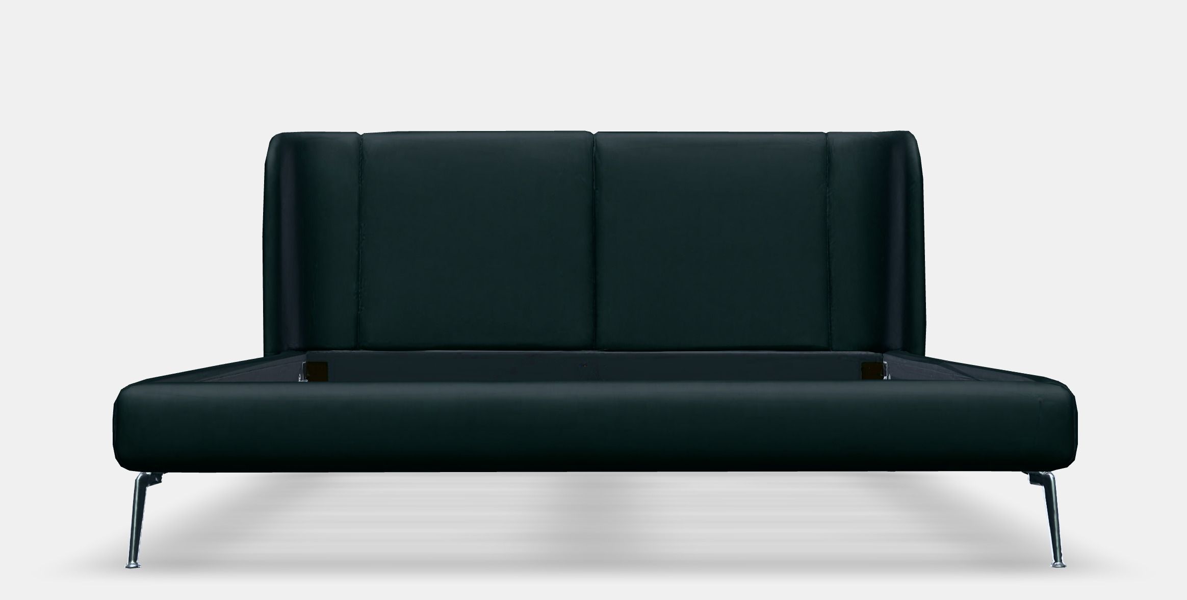 TUFJORD Upholstered bed frame Low-poly 3D model_10