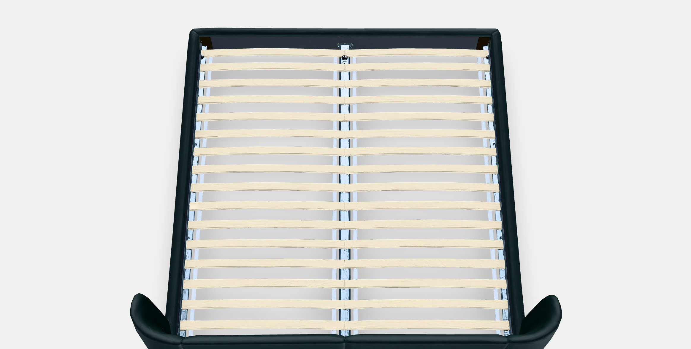 TUFJORD Upholstered bed frame Low-poly 3D model_4