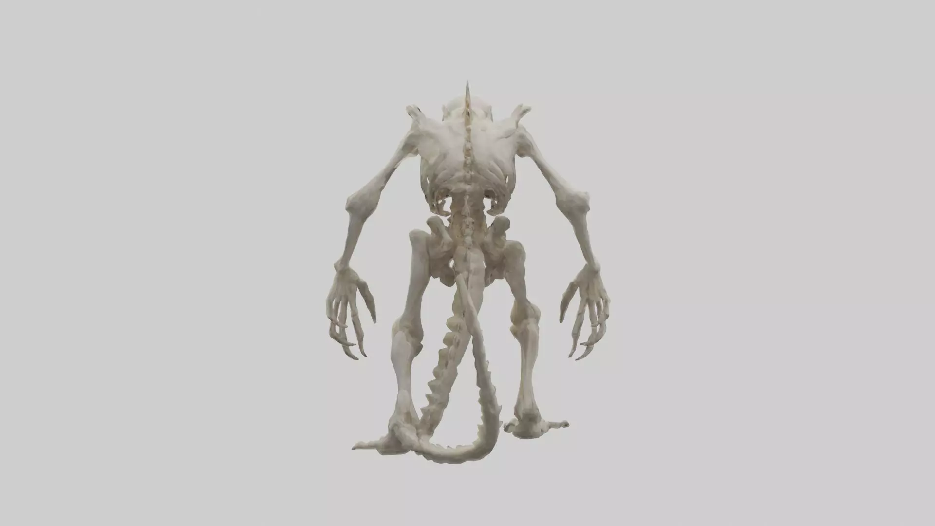 Bone creature model 3D model_0