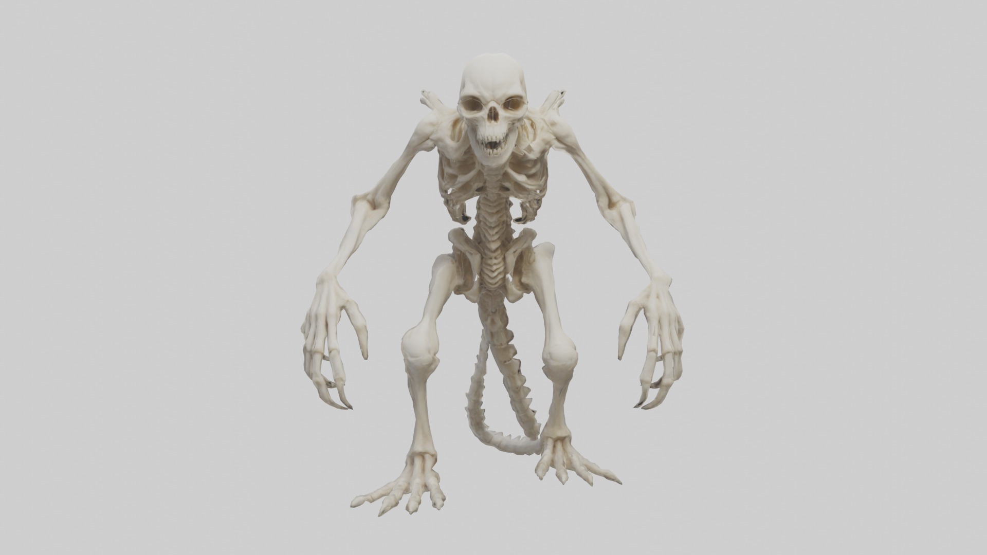 Bone creature model 3D model_9
