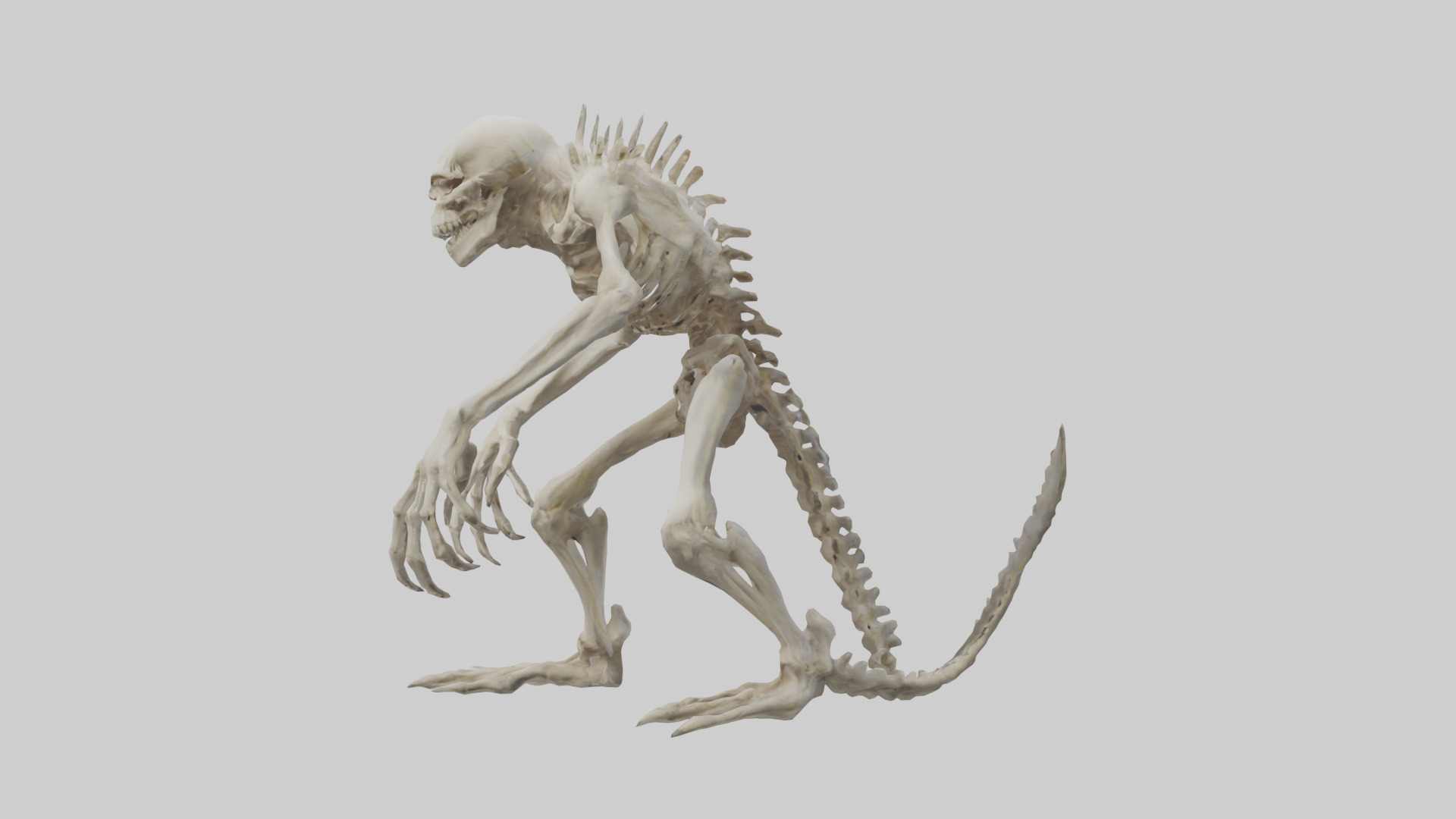 Bone creature model 3D model_12