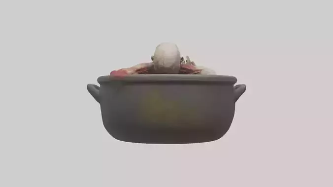 Boiling corpse model 3D model