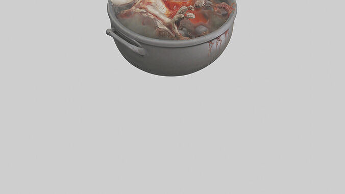 Boiling corpse model 3D model 7
