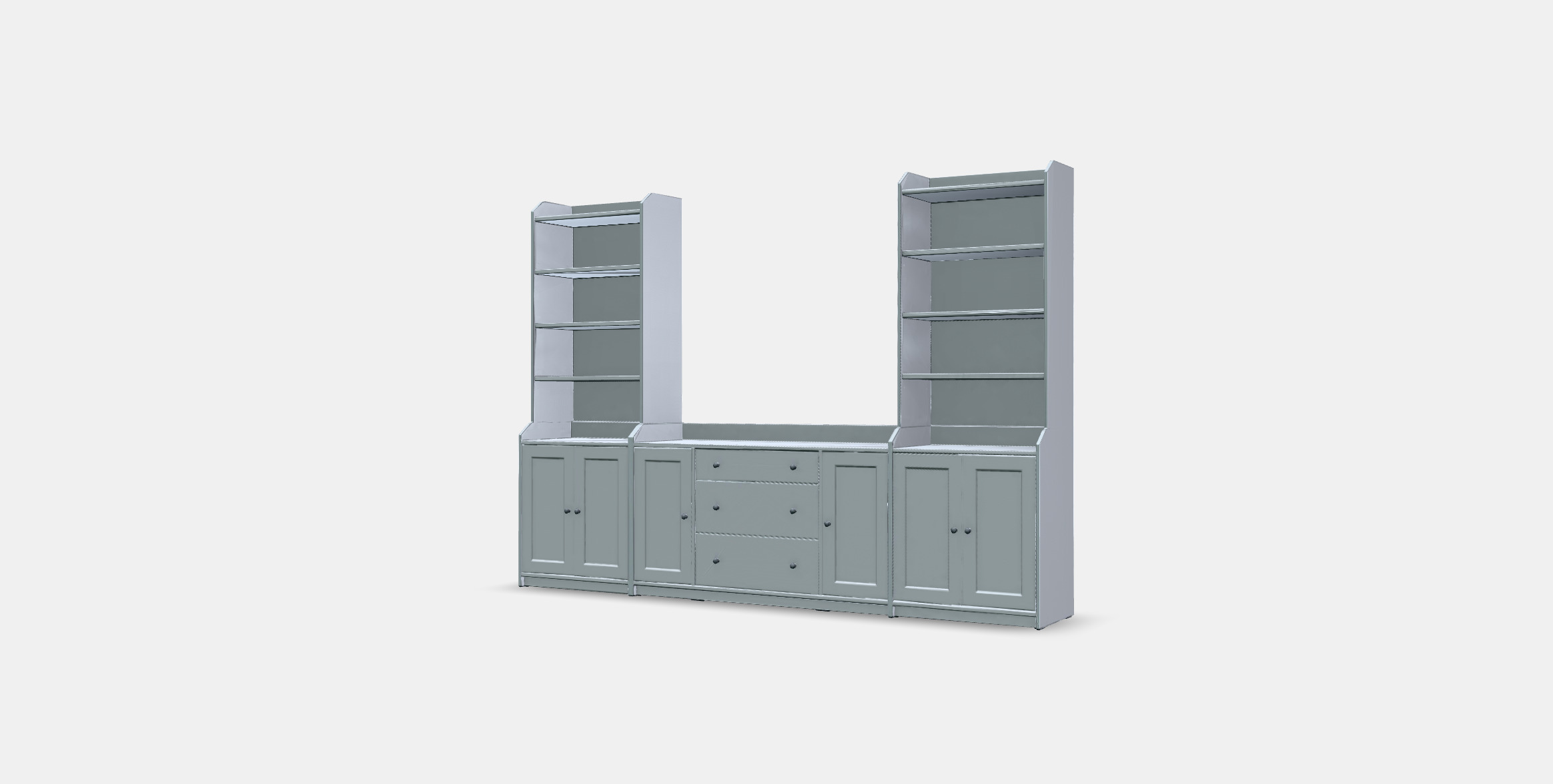 HAUGA Storage combination 5 Low-poly 3D model_12